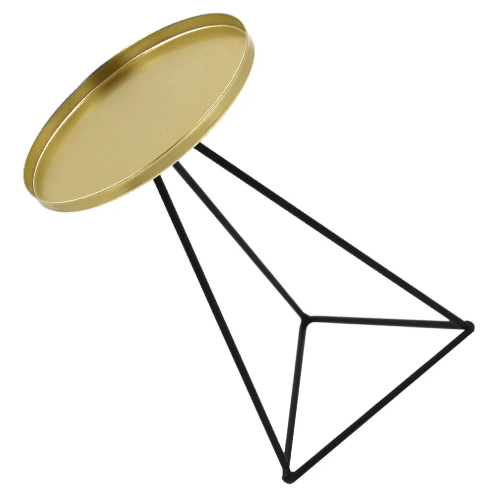 

Metal Holder Detachable Gold Finish For Wedding Party Banquet Tabletop Decor Home Decoration Dinner Atmosphere