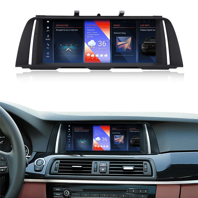 Car Accessories 1920*720p 10.25 Inch Android 13 Car DVD Player With Radio Stereo GPS Carplay WIFI For BMW F10 F11