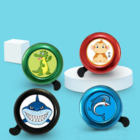Cartoon Children's Bicycle Bell High Sound Creative Bike Balance Mountain Car Handlebar Horn Loud Stroller Decoration Accessory