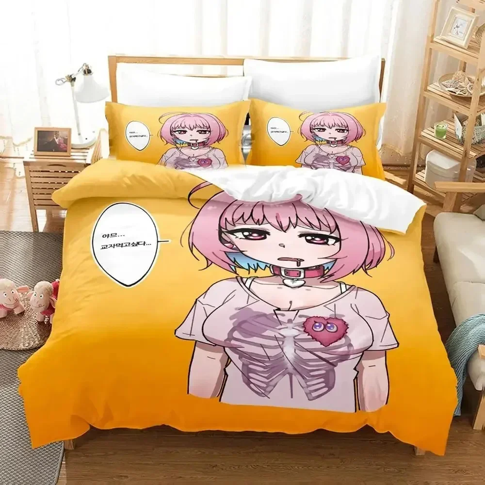 

Anime Riamu Yumemi Cinderella Girls Comfortable Duvet Cover Pillowcase Bedding Set Children Bedroom Decoration Home Textile