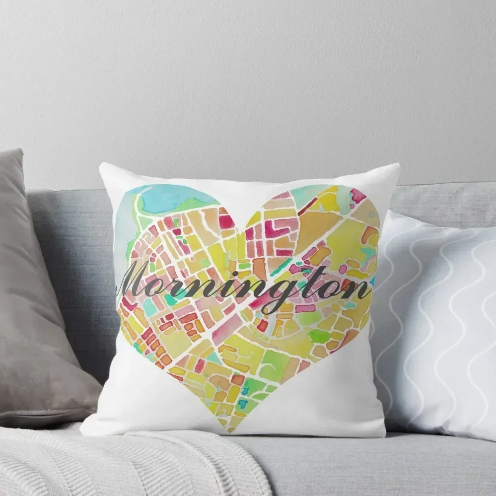 

Mornington - Love your town Throw Pillow Sofa Covers For Living Room Cushion Child pillow