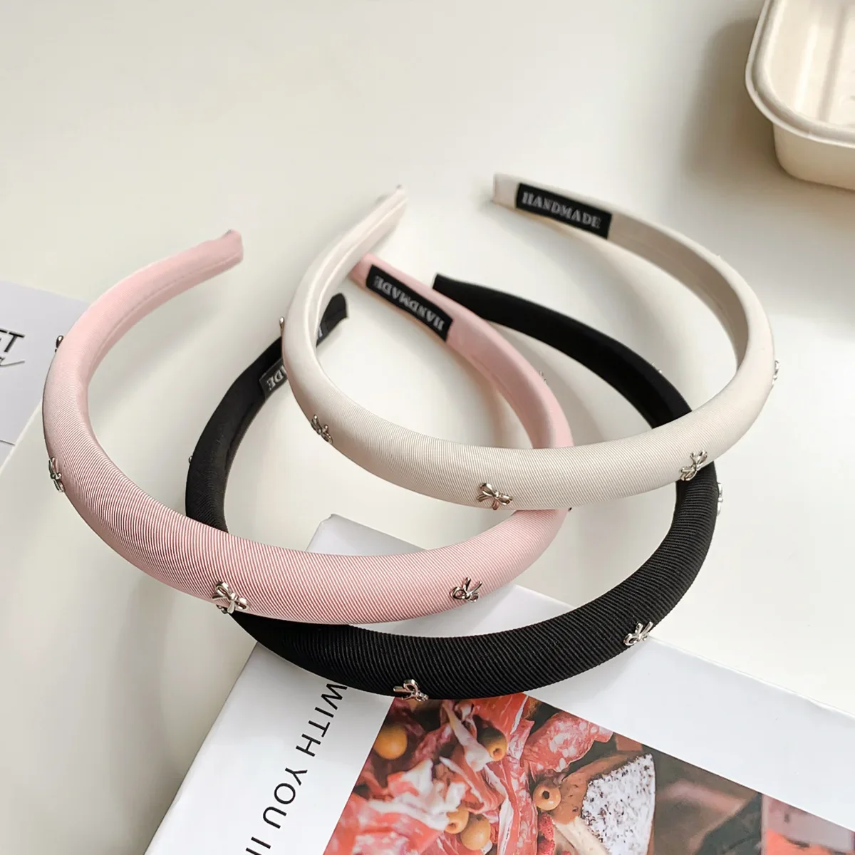 여자 여자 밴드 한국어 활 요정 후프 달콤한 머리띠를위한 머리띠 헤어 액세서리