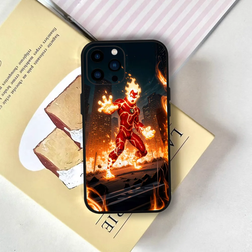 حافظة هاتف كارتونية رائعة B-Benes 10 FUNDA لهاتف آيفون 12 11 13 14 15 16 Max Pro Plus غطاء أسود من السيليكون الناعم الصغير