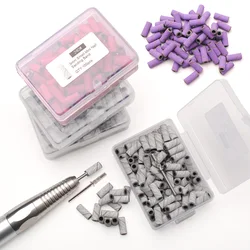 100 pz 3.1mm Mini Fasce Abrasive Kit Punte da trapano per unghie Set di mandrini Accessori per manicure elettrici Strumento per la rimozione della pelle morta