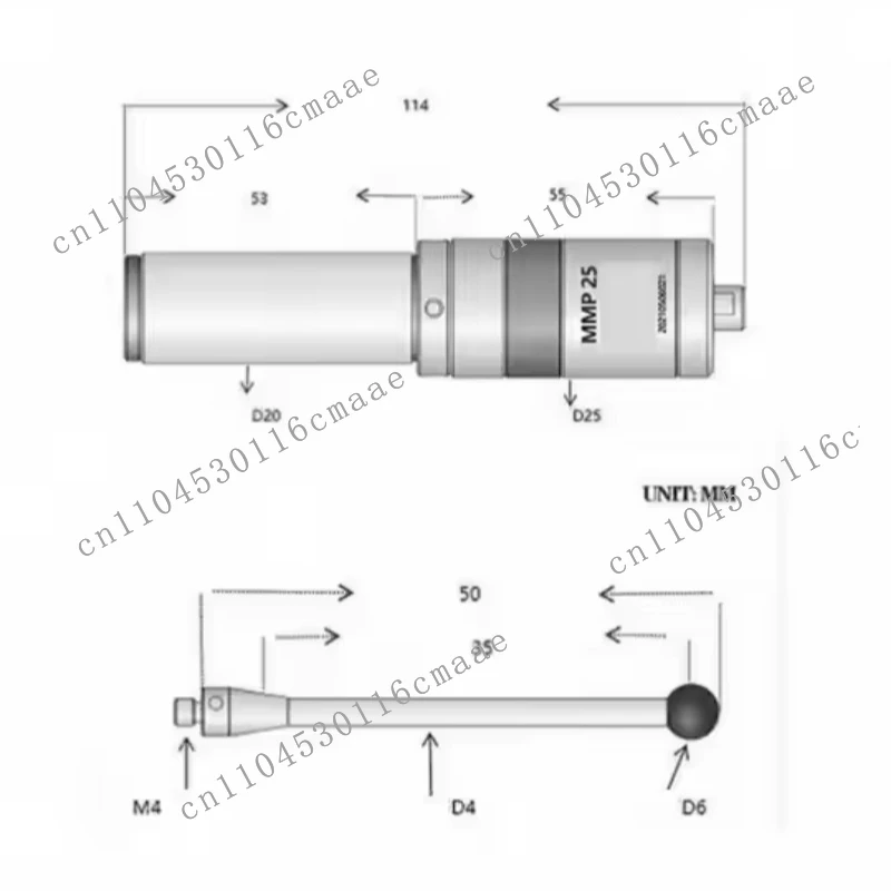 Cnc Router Machine Probes Machine Tool Accessories Cnc Lathe Manual Touch Probe 3d Edge Finder Cnc Probe