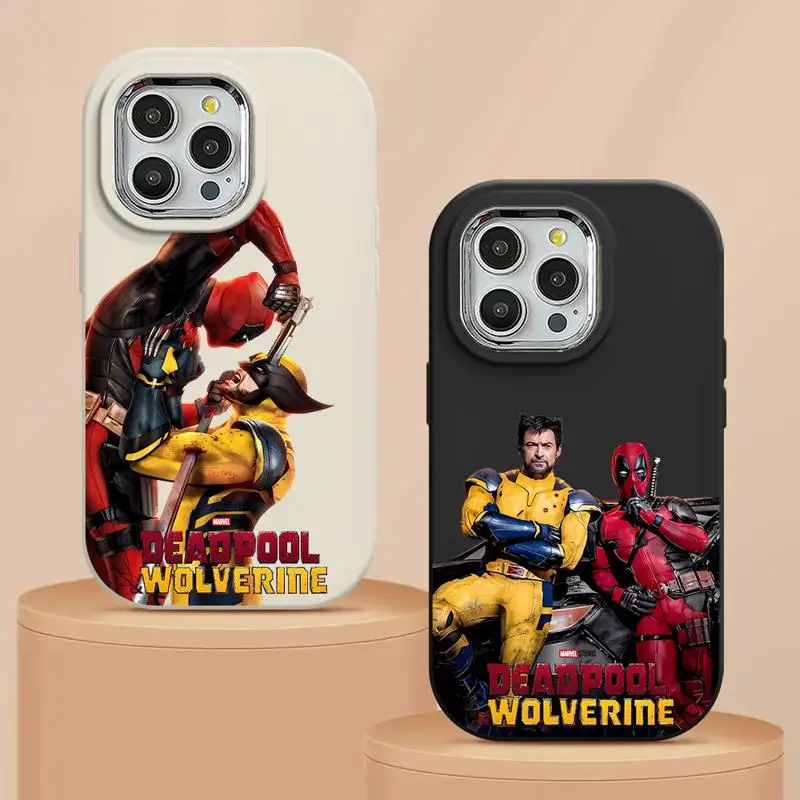 phone case for Apple iPhone 15 14 Pro funda 11Pro Max 11 12 Plus 13pro max 15plus 11pro coque Cover Marvel New Mutant Deadpool