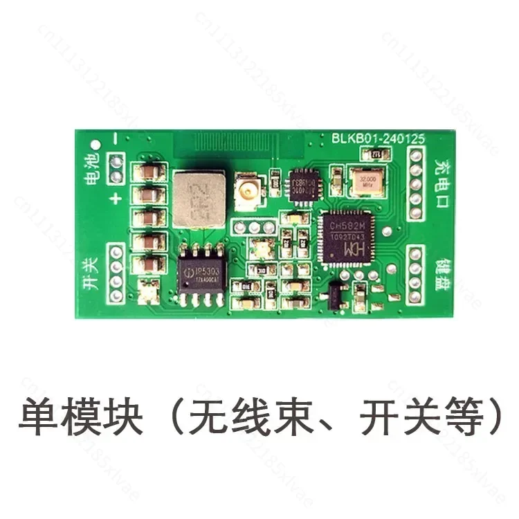 3‑Mode Multi‑Device Switch USB Adapter Wired To Wireless Converter Module For Mechanical Keyboard Bluetooth 2.4G Connection