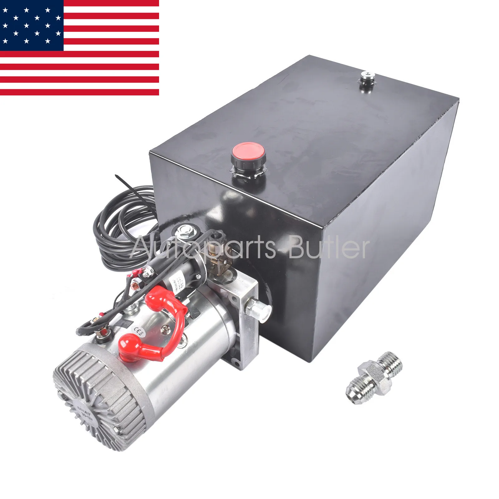 

AP03 20 Quart Single Acting Hydraulic Pump 12V Dump Trailer Remote Control Power Unit