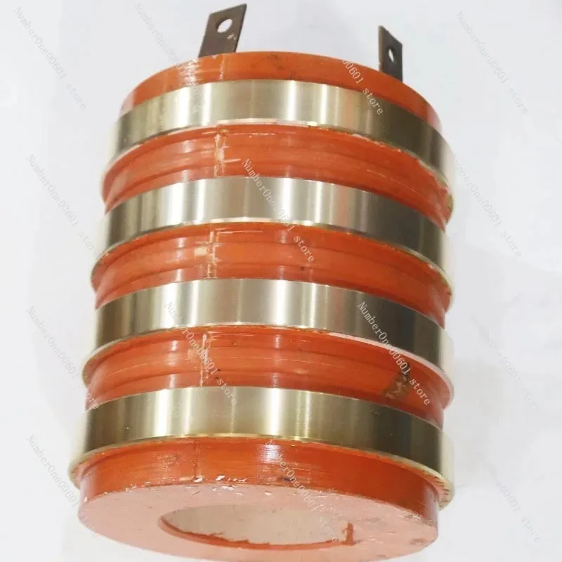 4-way Collector Ring, Copper Ring, Slip Ring, Inner Diameter 72, Outer Diameter 200, Height 230, Copper Ring 25, Ring Distance