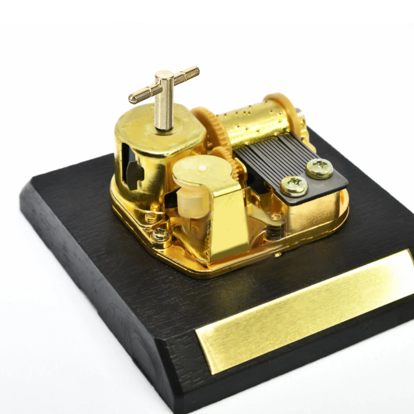 4 Pcs Music Boxes Handle Winding Keys For Windup Jewelry Clock Metal Winder Bar Golden