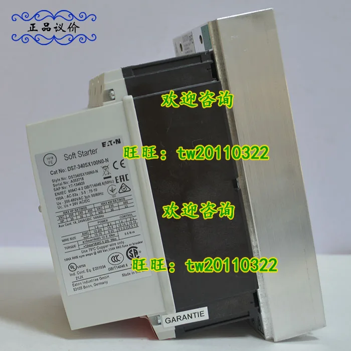 [Physical Photo] DS7-340SX100N0-N American Eaton ETN Soft Starter