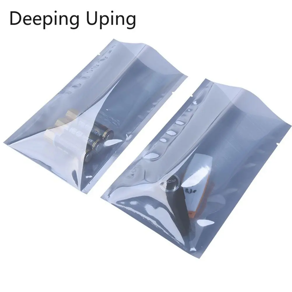 100pcs Anti-static Bags Shielded Packaging Pouch Bags ESD Anti-static Dust-proof Electronic Accessories Battery USB Pouches