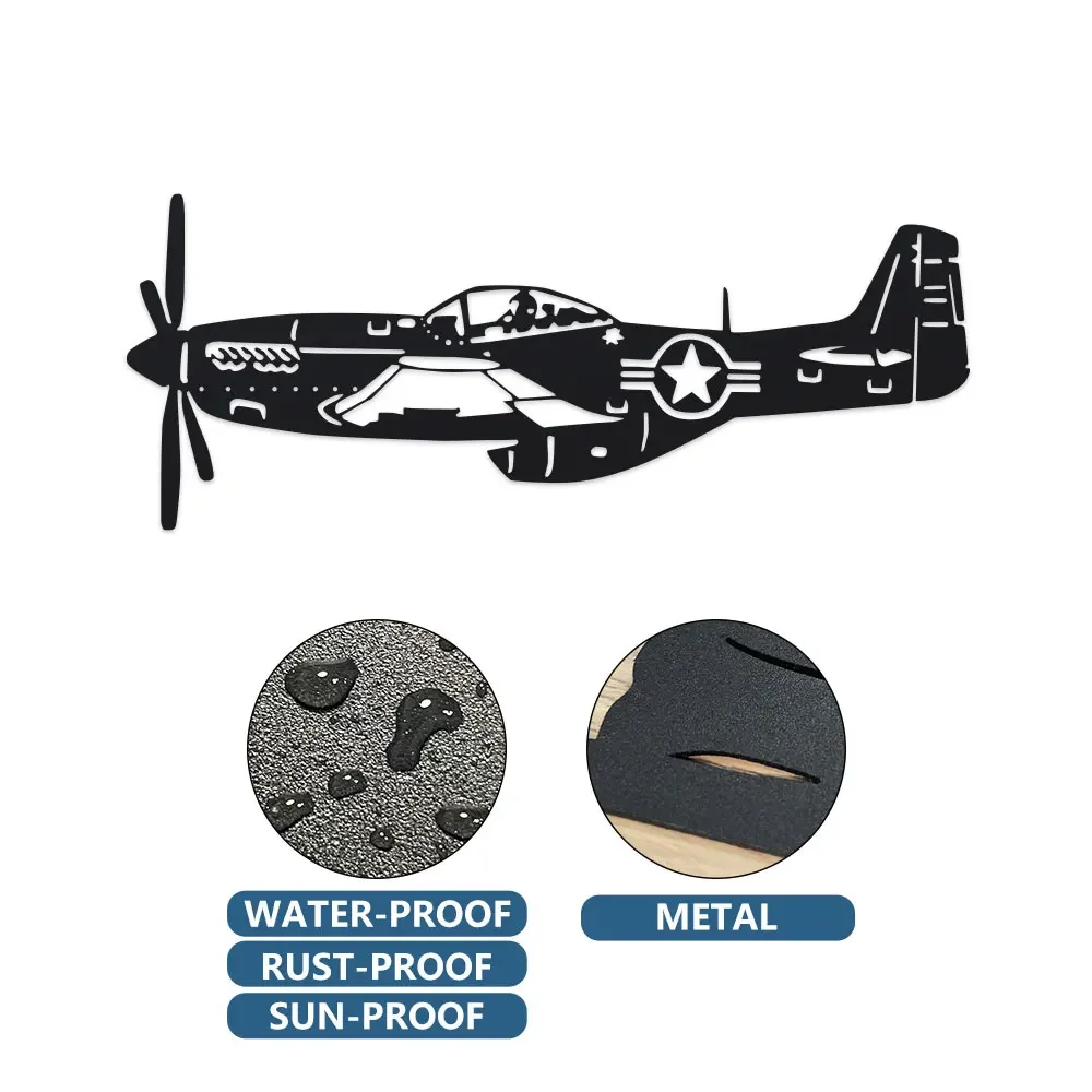[Retro Biplane] Retro Style Classic Biplane Metal Model | Industrial Style Decoration, Iron Structure, Airplane Home Decor