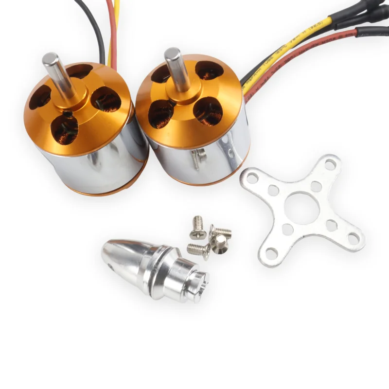 صنعة جيدة XXD A2217 فرش السيارات عزم دوران عالي Outrunner 4 مللي متر رمح 950-1750KV ل FPV سباق رباعية RC طائرة ترقية #4