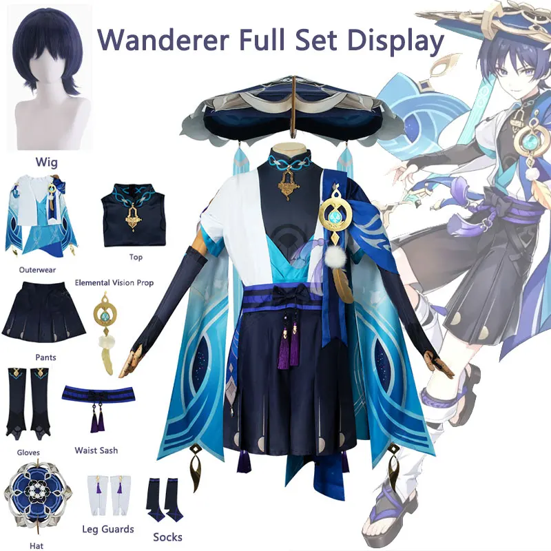costume-cosplay-genshin-impact-wanderer-set-completo-outfit-per-giochi-di-ruolo-anime-vestito-per-halloween-e-carnevale-con-cappello-parrucca-e-accessori