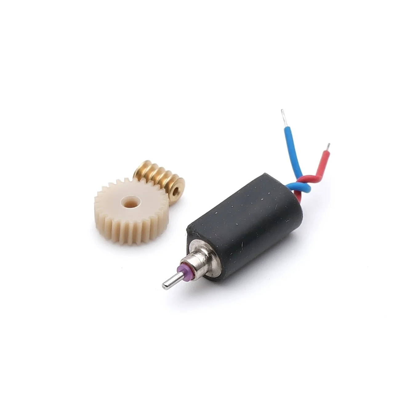 1:25 Mini High Speed 0308 Motor 3V 30000rpm With 0.6/1mm Worm Gear Metal/Plastic DIY Reduction Transmission Gear 0.2M 25T Teeth
