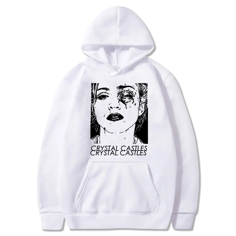 

Crystal Castles Alice Practice Graphic Hoodie Men Women Hip Hop Rock Oversized Hoodies Male Vintage Gothic Music Band Sweatshirt