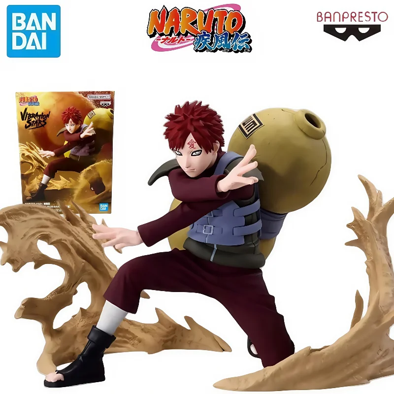 

В наличии Bandai Original Naruto BANPRESTO VIBRATION STARS Gaara Аниме Фигурка Коллекционная игрушка Настольные украшения Праздничный подарок
