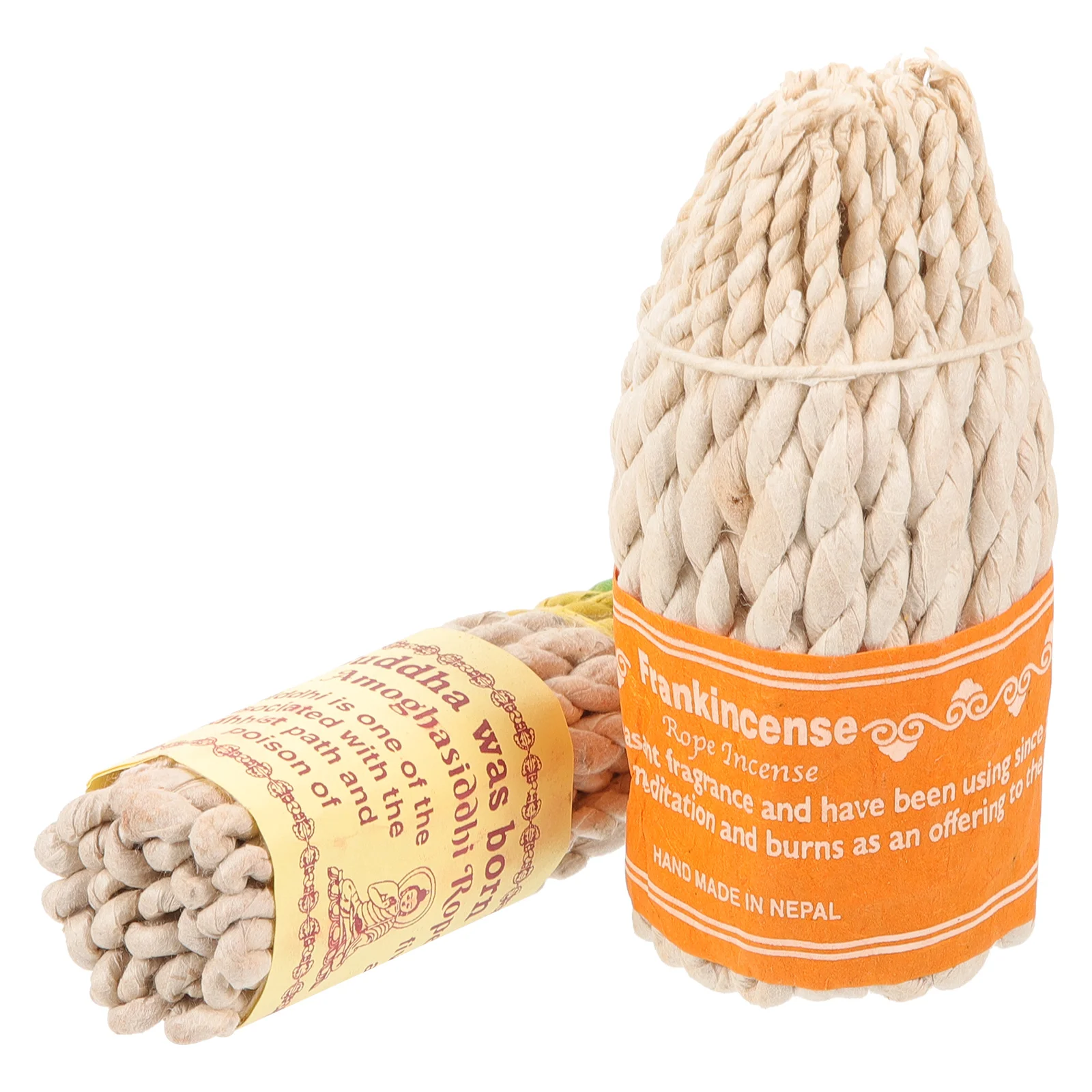 

2 Pcs Incense Home Fragrance Products Decorative Rope Fumigating Incenses Charcoal Burner