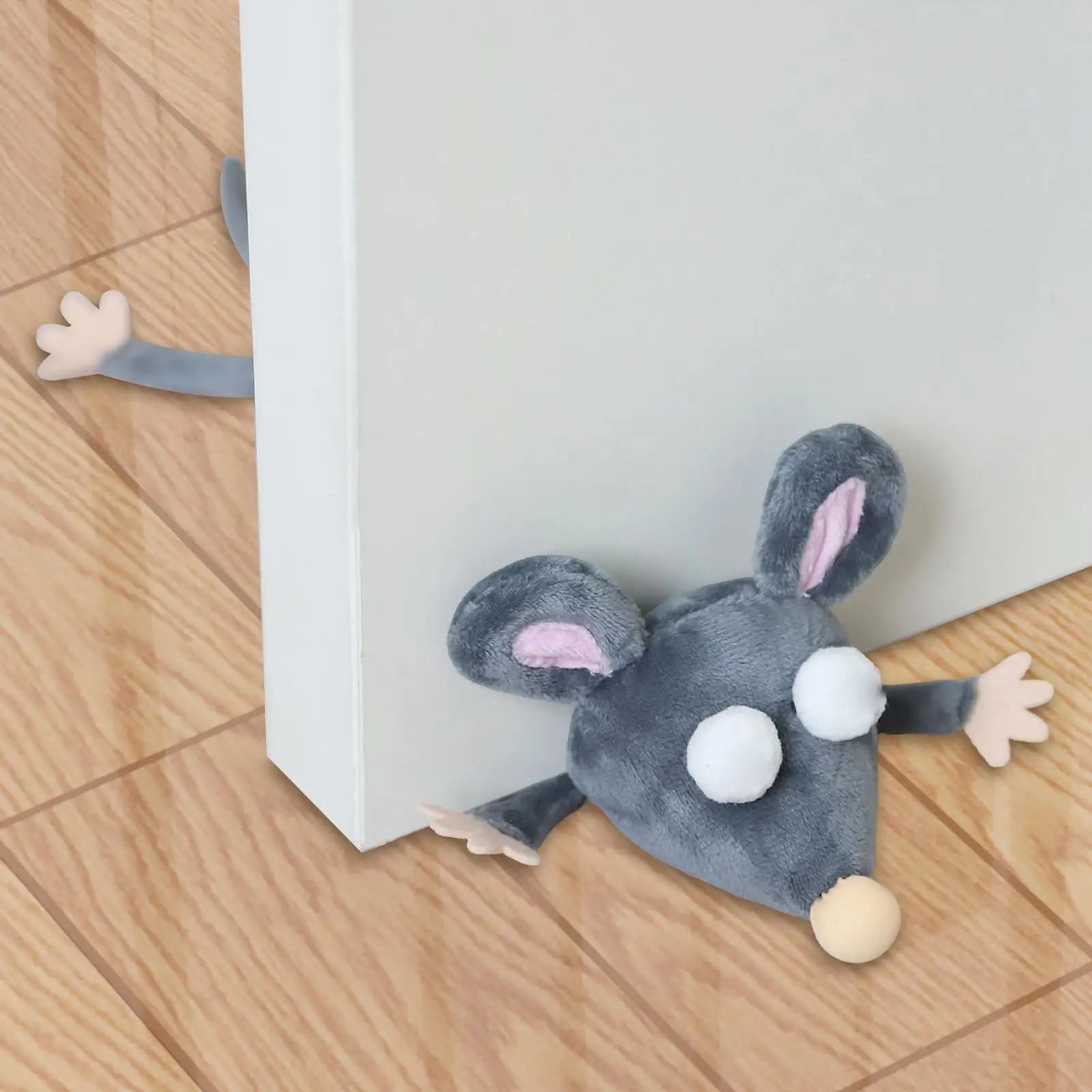 Door Stoppers Plush Funny Home Decor Decorative Cartoon Figure Door Stop for Living Room Entryway Kitchen Floor Hotel Office