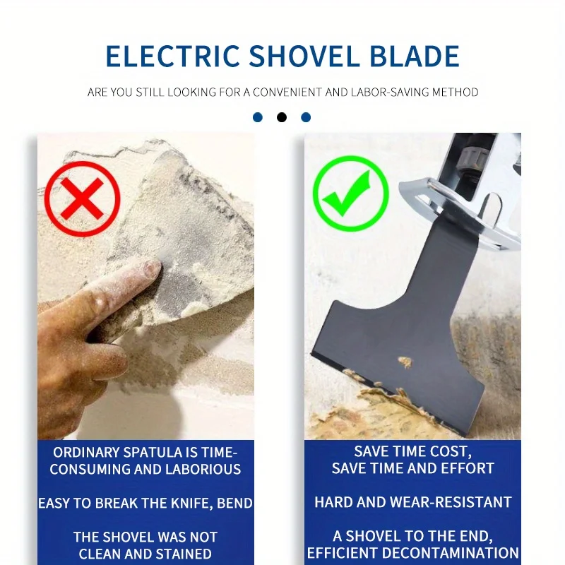 Metal rust removal wall shovel Scraper Cutter Sharp Blade Cleaning Protection Wall Spatula Remove Putty Reciprocating Saw Blade