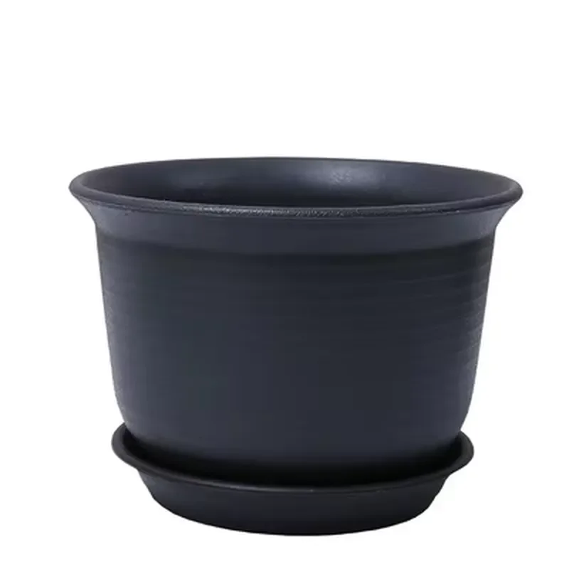 Thickened Plastic Flower Pot Large Creative Succulent Green Plant Planter for Balcony Wholesale Manufacturer