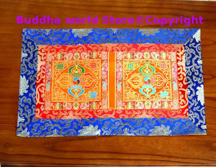 Wholesale Buddhism supply Tibet Nepal family home Temple Auspicious Worship Altar Buddha statue Table cloth mat Cushion