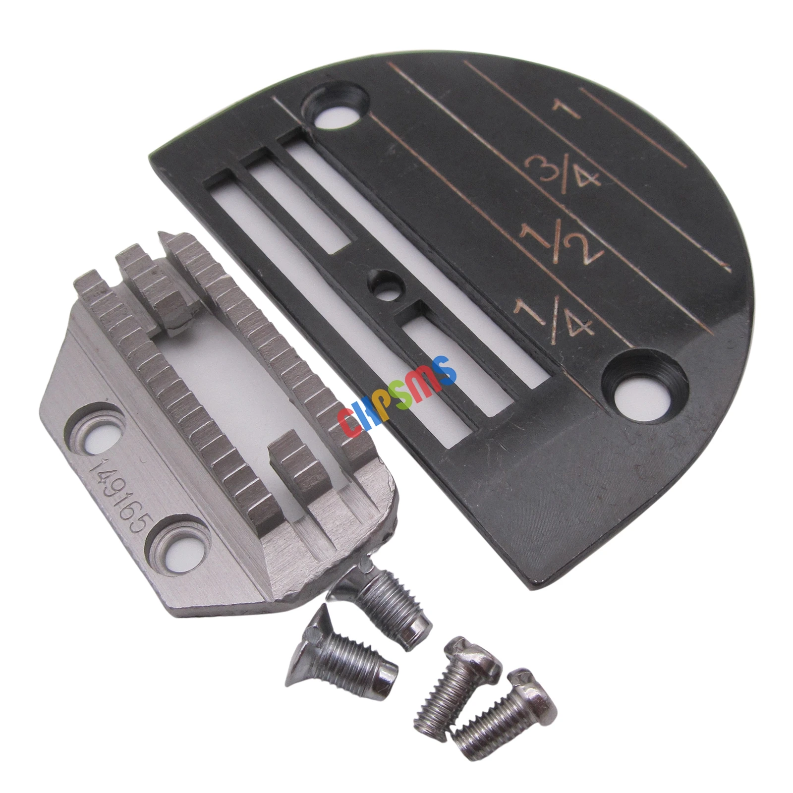 

1SET Needle Plate & Feed Dog FOR JUKI DDL-555, DDL-8500,DDL-9000, Singer 31-15, 95, 96, 195K, 196K,491D,519D