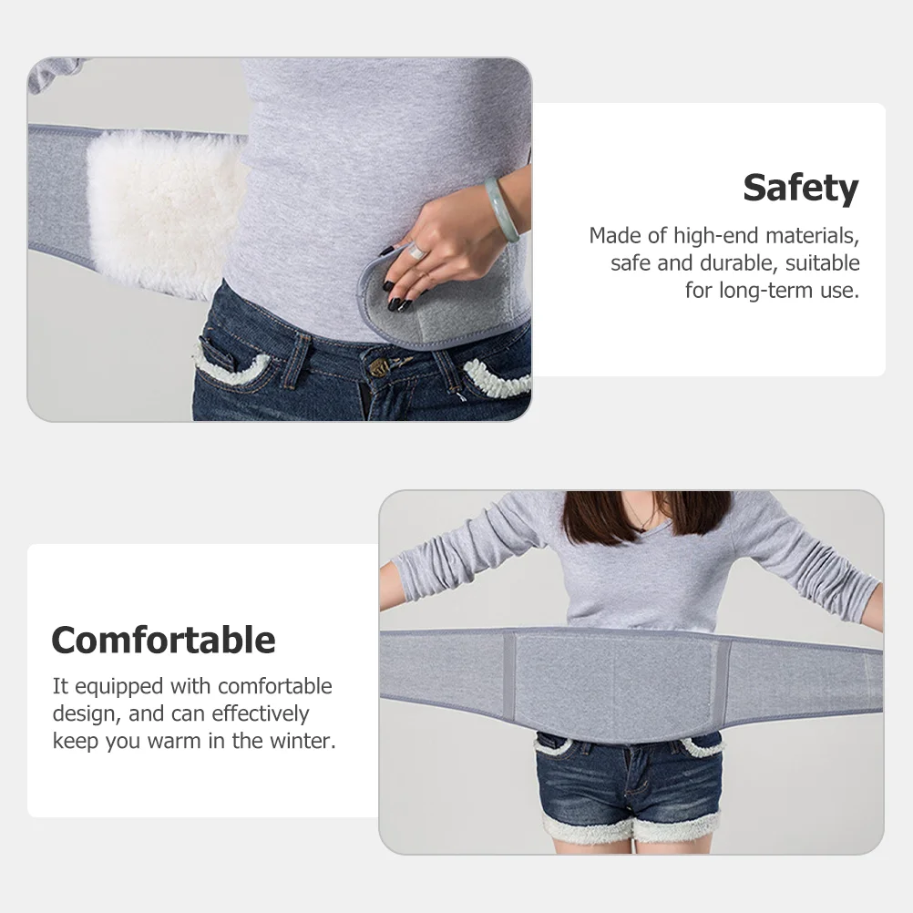 Wool Waist Belt Wear-resistant Band Fitness Brace Professional Support Winter Accessory Portable Lumbar Gym Sleeve