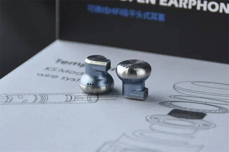 /Temperament/DB1/DB1E Changeable Wire Noise Reduction Type Ear Wrapping Titanium Alloy Flat Head