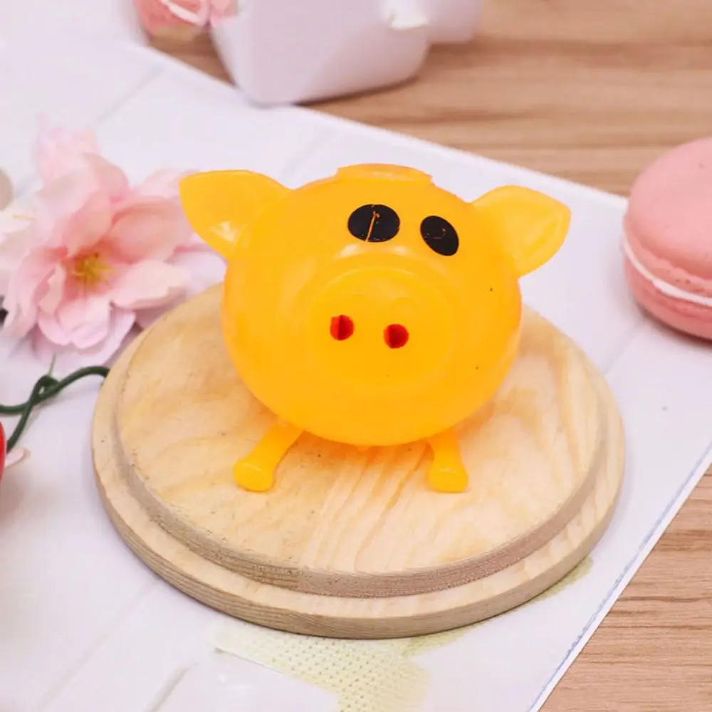 Venting Ball Sticky Pig Pig Head Water Ball Splat Water Ball Vent Jello Pig Fidget Funny TPR Jello Pig Vent Toddlers