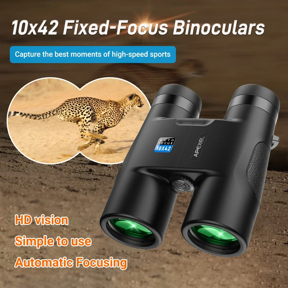 APEXEL Binoculars Outdoor and Astronomy 10x42A Binoculars for Adults Bird Watching Travel Hunting