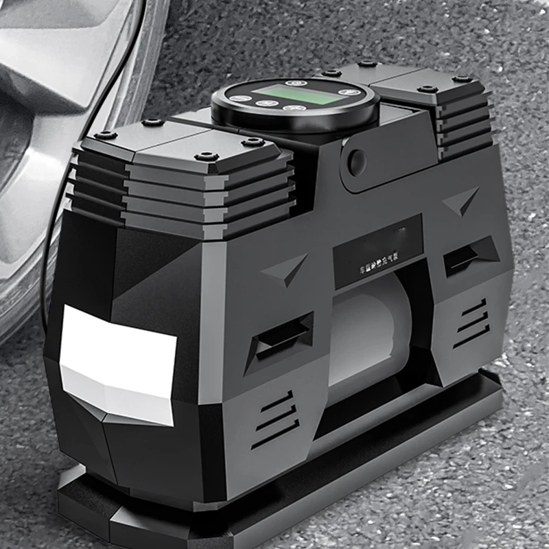 Vehicle-mounted Inflation Pump, Car, Portable Car Tyres, High-power Electric Double-cylinder Air Pump, Home and Car Dual-purpose
