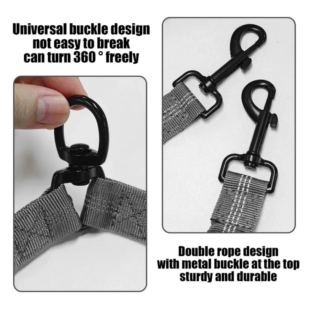 Dog Leash, Double-headed Dog Rope, Shock-absorbing Elastic Rope, Explosion-proof Dog Chain, Walking Rope, Pet Supplies