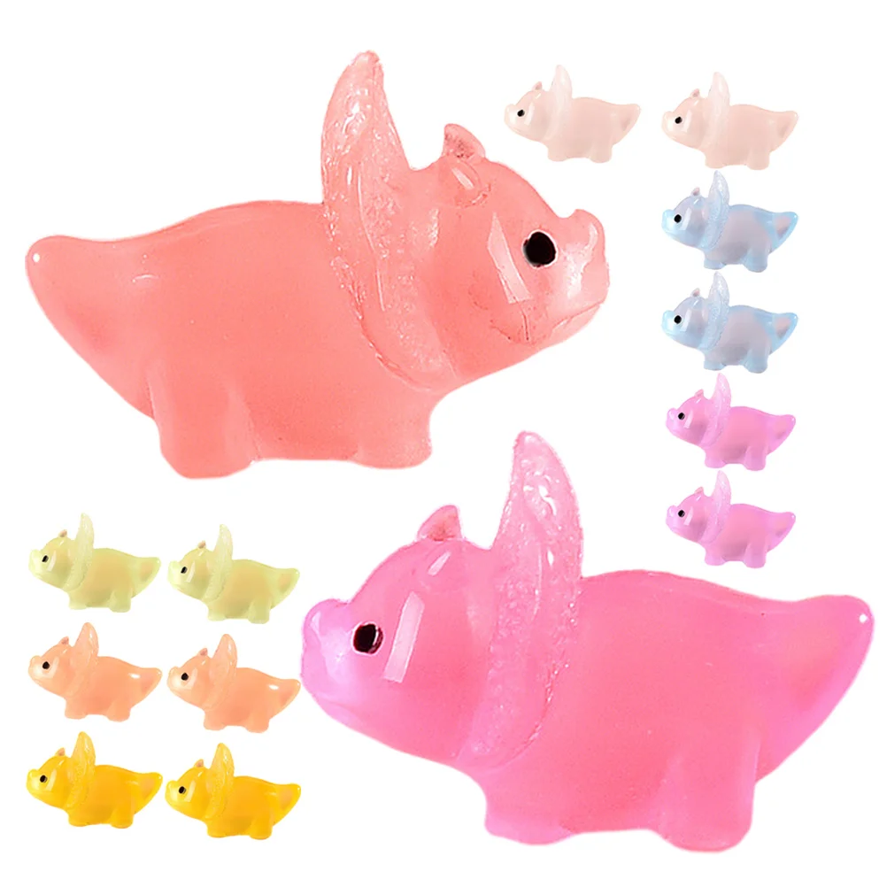 

16pcs Mini Dinosaur Figurines Resin Statue Tiny Animal Decor Landscape Garden Accessory Moss DIY Crafts