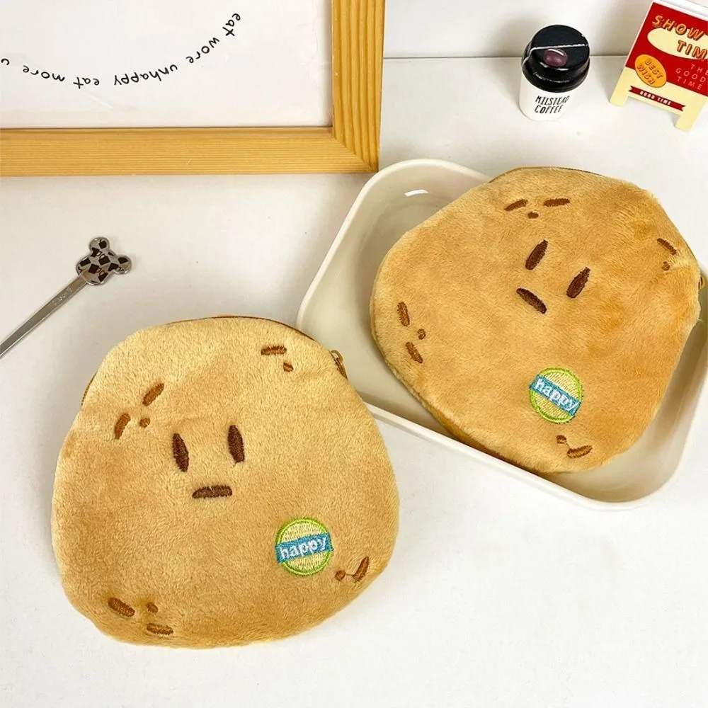 

with Metal Buckle Potato Head Coin Purse Mini Cartoon Potato Head Purse Bag Portable Kawaii Potato Earphone Bag Outdoor