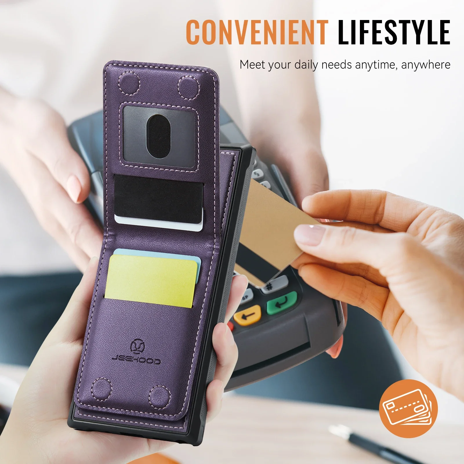 حافظة مغناطيسية 2 في 1 قابلة للفصل لهاتف سامسونج جالاكسي S25 S24 S23 S22 S21 S20 Ultra Note 20 مع حامل بطاقة، غطاء قلاب #5