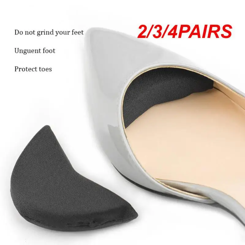 2/3/4PAIRS Forefoot Insert Breathe Insoles Decompression Of The Foot 1pair High Heel Toe Pads Five Toe Front Foot Pad