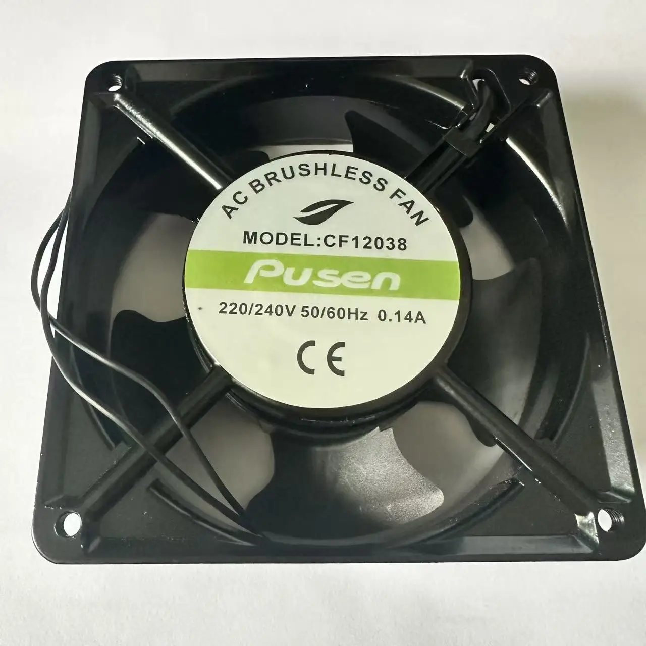 

PUSEN CF12038 AC 220/240V 0.14A 120x120x38mm 2-Wire Server Cooling Fan