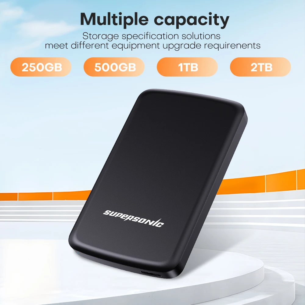 محرك الأقراص الصلبة الخارجي المحمول كوداك 5 جيجابت في الثانية USB3.0 قرص صلب خارجي 500 جيجا 1 تيرا بايت تخزين ذو سعة كبيرة PS4/Xbox/PC وفيديو 4K