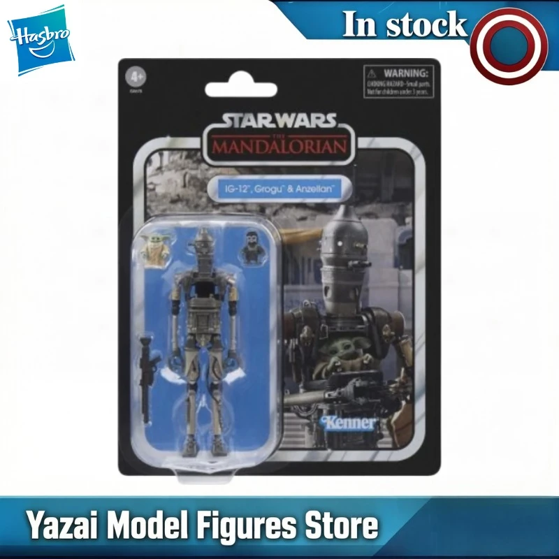

Original Hasbro STAR WARS THE MANDALORIAN IG-12,Grogu / Anzellan Action Figure Collection