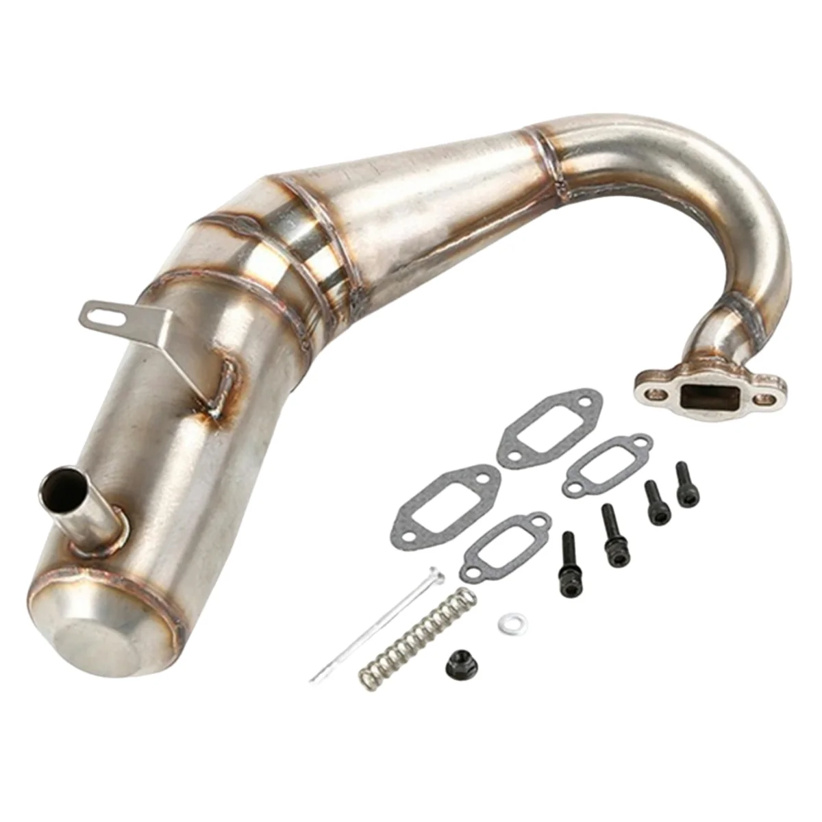 R2 Exhaust Pipe Built-in Low Sound Kit for 1/5 5Ive T Rovan KingmotorX2 Rc Car Toy Parts