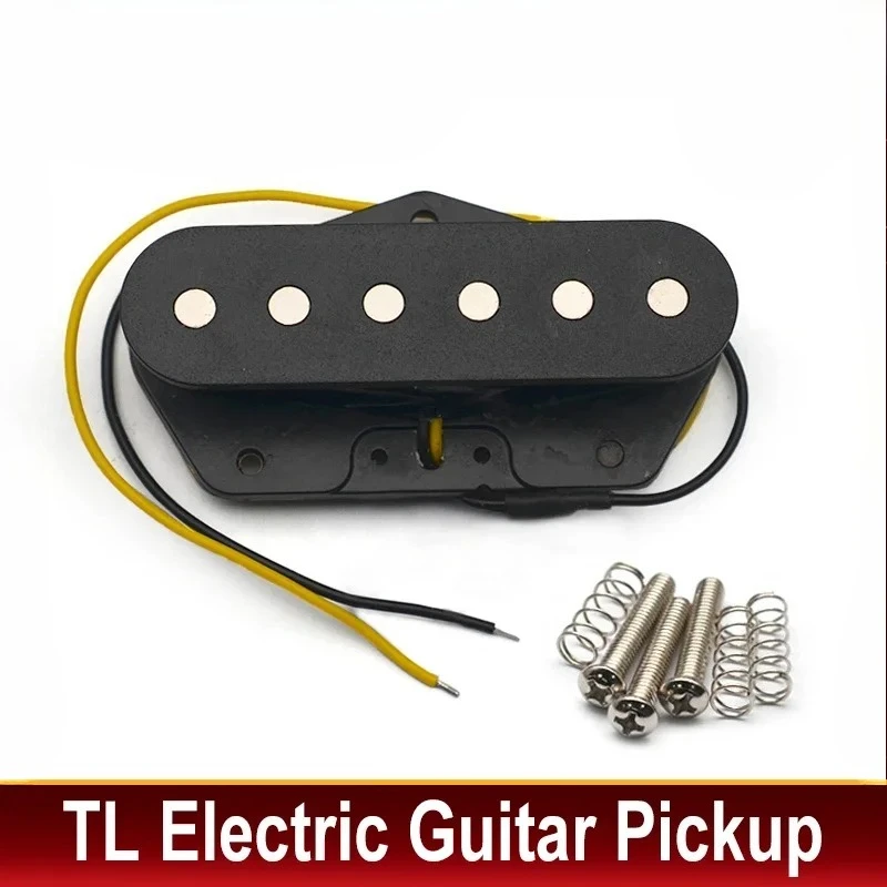 Black Standard Tele lead Sound Bridge Pickup for Telecaster Electric Guitar