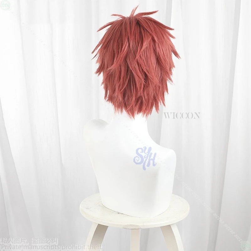 Anime Kaoru Hana Wa To Saku Cosplay Shohei Usami Costume Short Orange Red Wigs Coser Heat Resistant Halloween Party Cos