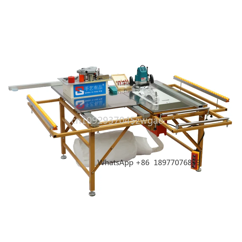 Combination Woodworking Machines Portable Panel Saws Wood Cutting Slide Sawing Circular Saw Table