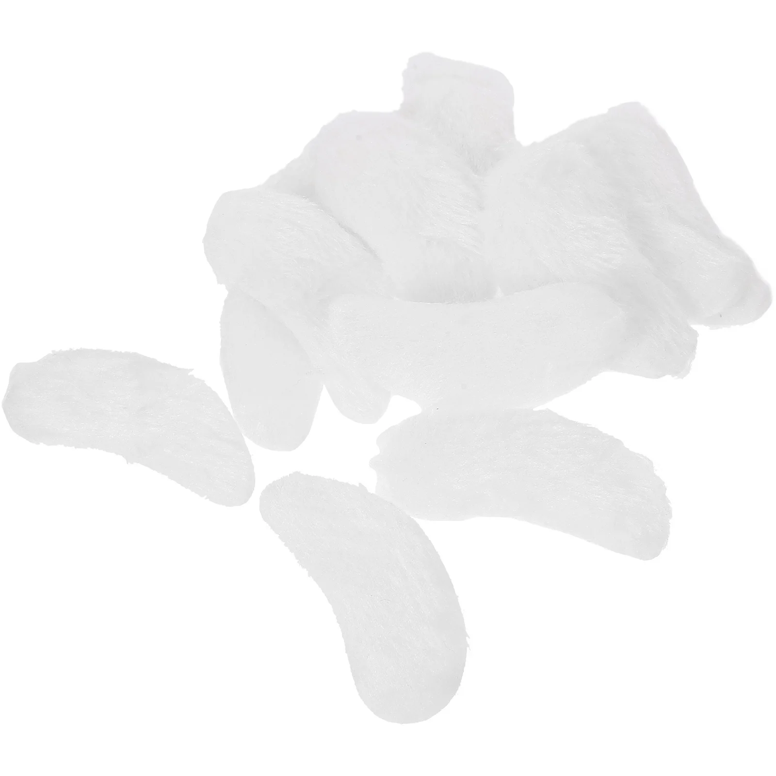 

8 Pairs Novelty Eye Brows Faux Eyebrows Costume Cosplay Party Accessory Performance Prop White Bushy