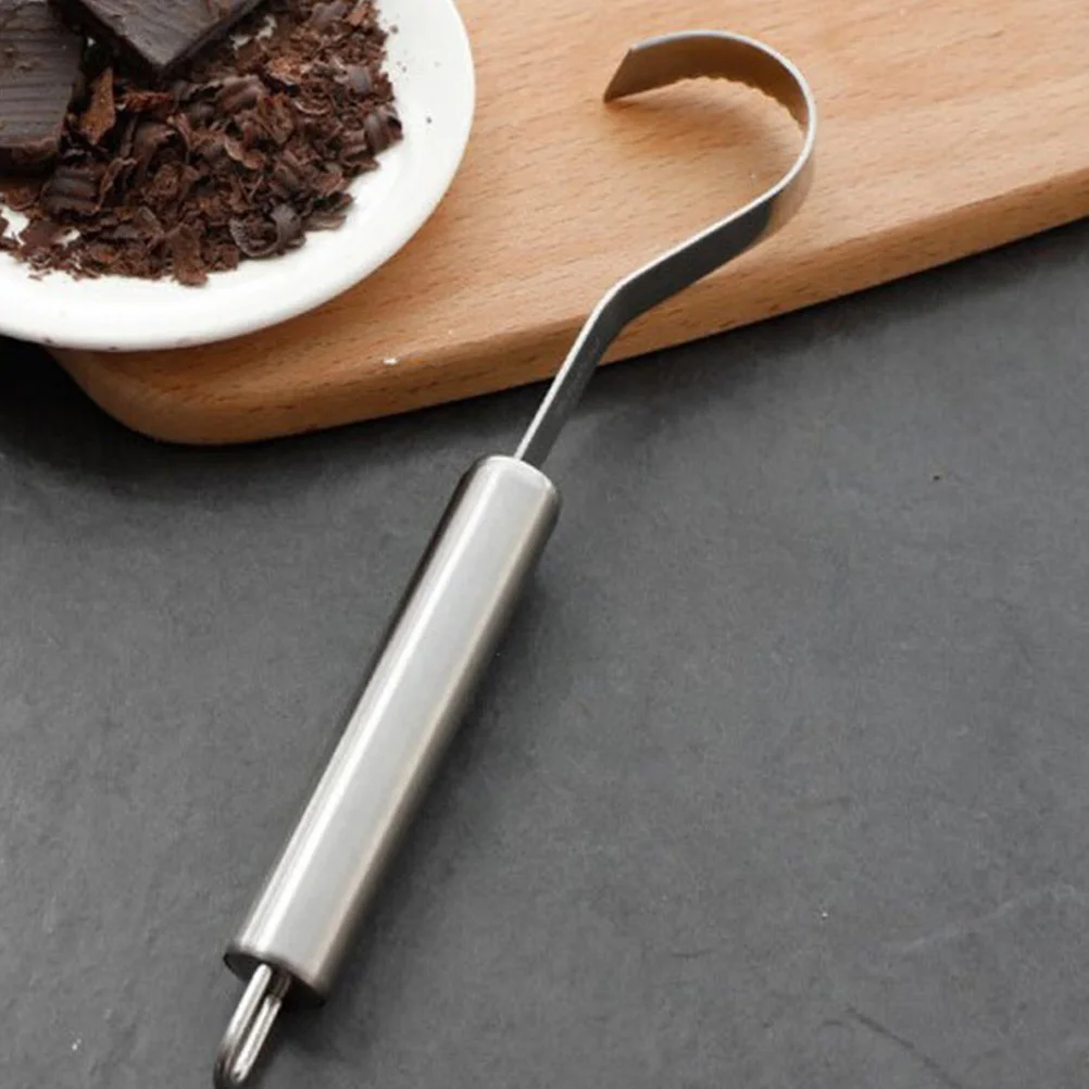 

2pcs Chocolate Scraper Butter Grater Stainless Steel Cheese Scraping Knife For Home Cafe Restaurant Kitchen Bar Tool Use