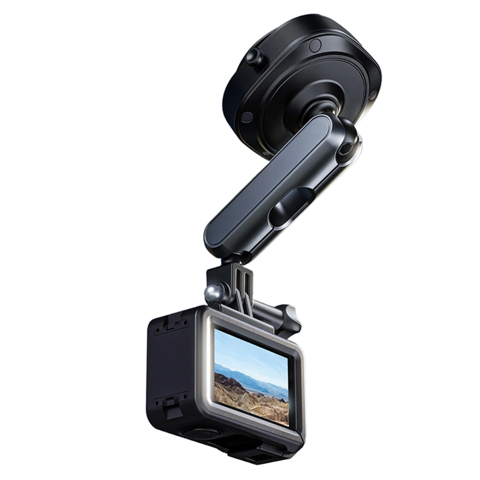 

Suction Cup Camera Car Mount 360 Adjustable Action Camera Windshield Window Mount for //GoPro/AKASO