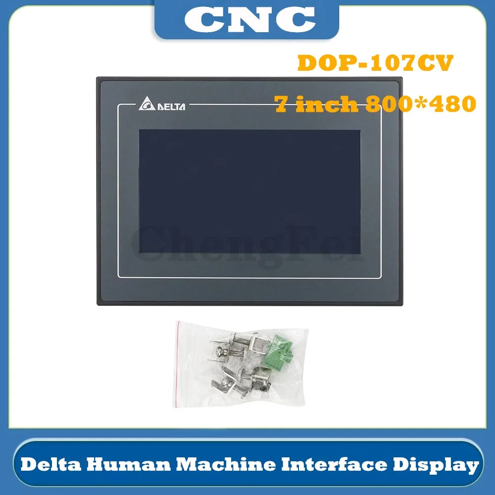 

NEW CNC 7'' Inch Delta DOP-107CV HMI Touch Screen Human Machine Interface Display Replace MK070E-33DT HP070-33DT