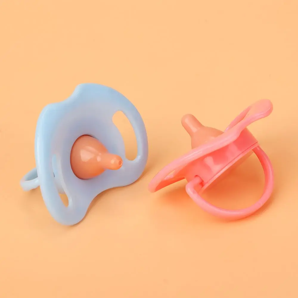 Dollhouse Reborn Cute Dolls Accessories Magic Milk Bottles Juice Bottles with Pacifier Bibs Plastic Nipple Bottle